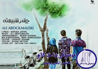 دانلود آهنگ علی عبدالمالکی به نام چقدر شبیهته / یکی الان توو این خیابونِ که پیرهنش بویِ تو رو