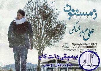 دانلود آهنگ علی عبدالمالکی به نام زمستون / تو نیستی و من از خودم بی خودم