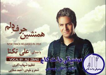 دانلود آهنگ علی زیبایی به نام همنشین حرف دلم