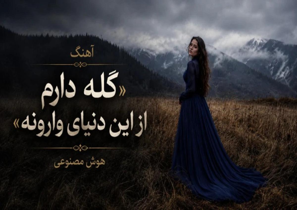 دانلود آهنگ آهنگ ترند هوش مصنوعی به نام ramo arezo آهنگ غمگین گله دارم